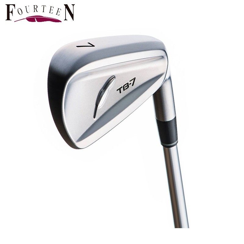 正品日本fourteen小羽毛高尔夫球杆22新款tb7铁杆组锻造刀背球杆