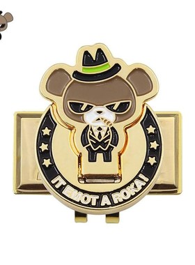 SNIPE大阪熊Marker马克果岭高尔夫球标帽夹式高尔夫球位标 22新款