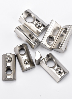 YHD铝型材配件欧标弹珠螺母AHK21-206/308/4010-M3/M4/M5/M6/M8