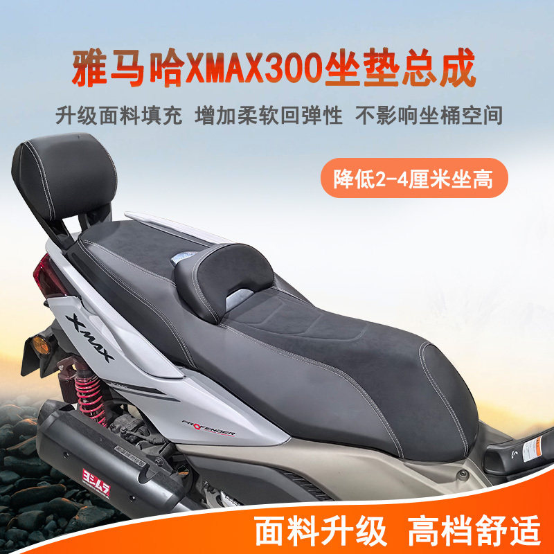 雅马哈XMAX300一体护腰后靠座图片