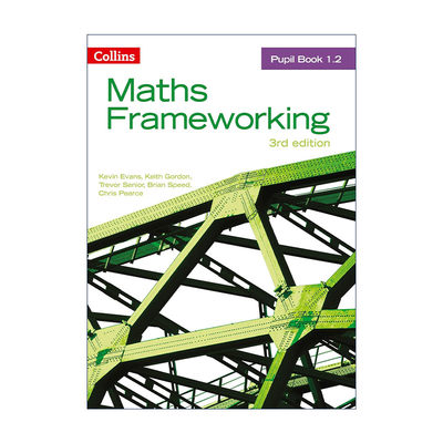 英文原版 Collins Maths Frameworking KS3 Maths Pupil Book 1.2 柯林斯英国初一数学学生用书2 第三版 英文版 进口英语原版书籍