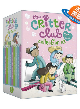英文原版 The Critter Club Ten-Book Collection #2 动物俱乐部11-20册盒装 章节桥梁书 动物友谊主题 英文版 进口英语原版书籍