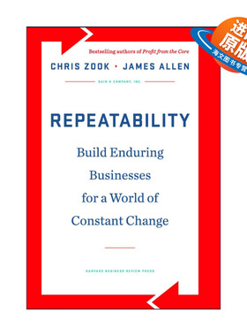 英文原版 Repeatability 重复性 在不断变化的市场中获得持续收益 哈佛商业评论 创始人精神作者Chris Zook 精装进口英语原版书籍
