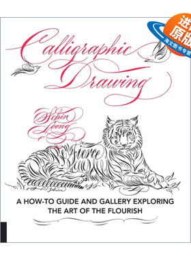 英文原版 Calligraphic Drawing 书法绘画 英文版 进口英语原版书籍