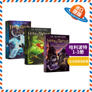 电影原著书Harry Potter StoneJK罗琳进口 Philosopher 囚徒英语版 the and 小说哈利波特与魔法石密室阿兹卡班 哈利波特英文原版