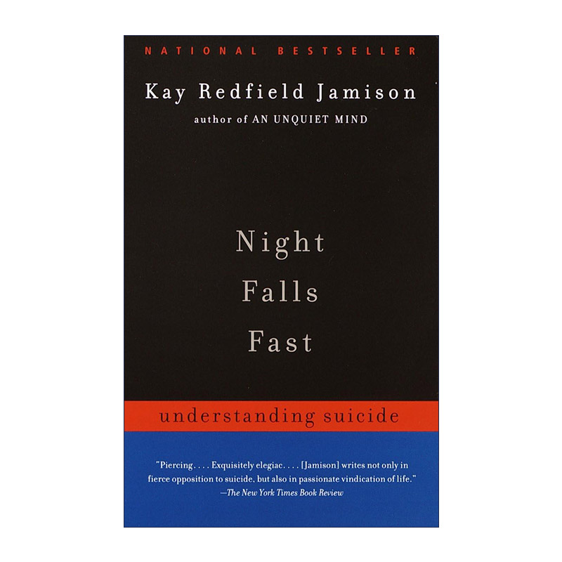 英文原版 Night Falls Fast夜骤然而降理解自杀心理抑郁症躁郁之心作者Kay Redfield Jamison英文版进口英语原版书籍