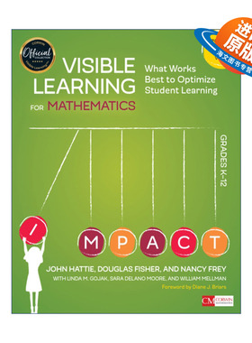 英文原版 Visible Learning for Mathematics Grades K-12 数学可视化学习 K-12年级阶段 英文版 进口英语原版书籍