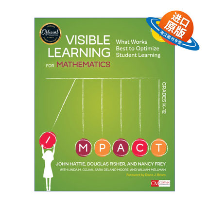 英文原版 Visible Learning for Mathematics Grades K-12 数学可视化学习 K-12年级阶段 英文版 进口英语原版书籍