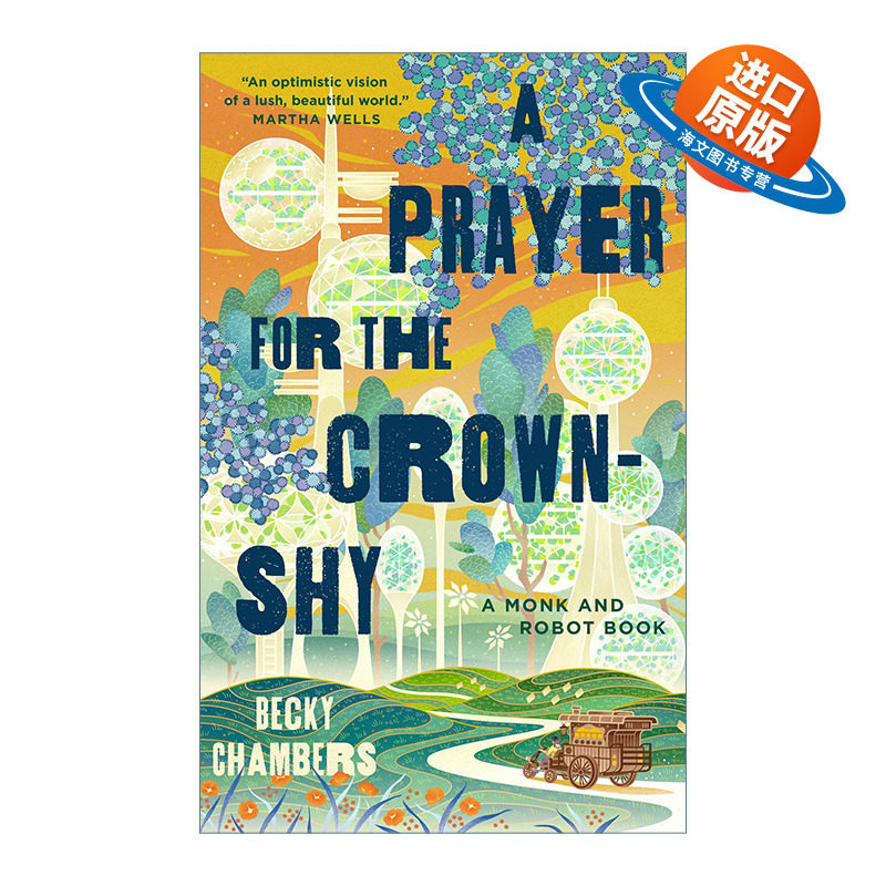 英文原版 A Prayer for the Crown-Shy 僧人与机器人的禅意故事2 精装 英文版 进口英语原版书籍
