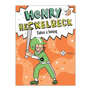 英文原版 Henry Heckelbeck Takes a Swing 亨利·赫克贝克系列17 英文版 进口英语原版书籍