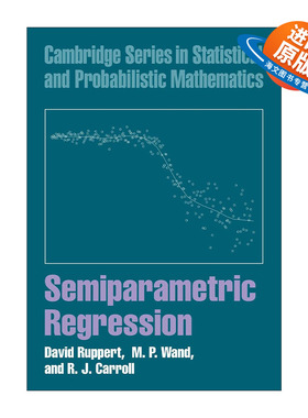 英文原版 Semiparametric Regression 半参数回归 剑桥统计与概率数学系列 英文版 进口英语原版书籍
