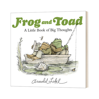 英文原版 Frog and Toad A Little Book of Big Thoughts 青蛙和蟾蜍 小书里的大思想 精装 英文版 进口英语原版书籍儿童外文书