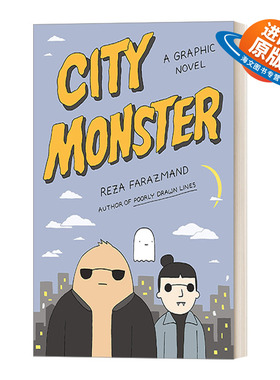 英文原版 City Monster 城市怪物 幽默科幻漫画 Reza Farazmand 英文版 进口英语原版书籍