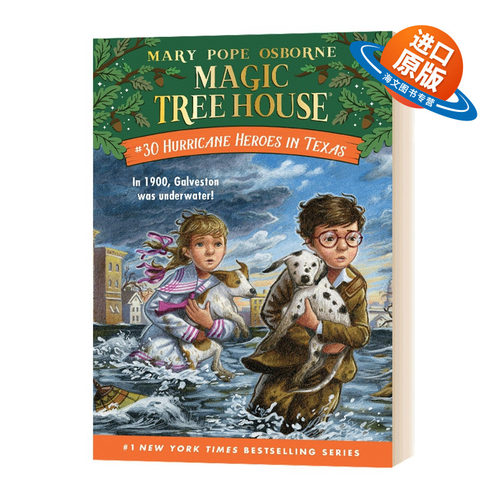 英文原版 Magic Tree House #30 Hurricane Heroes In Texas 神奇树屋30 德克萨斯州的飓风英雄 英文版儿童外文书
