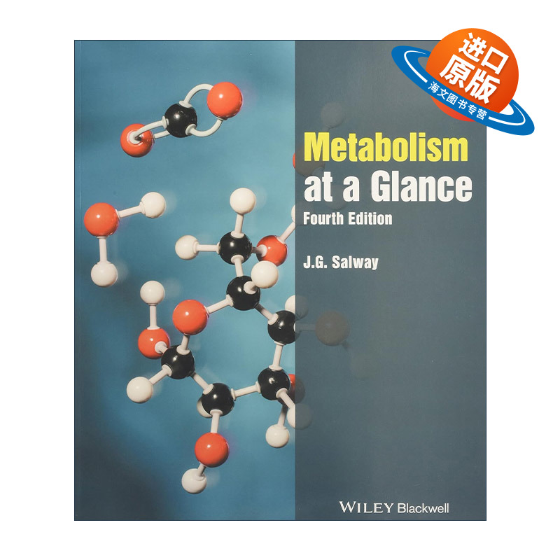 英文原版 Metabolism At a Glance 新陈代谢概览 第4版 英文版 进口英语原版书籍