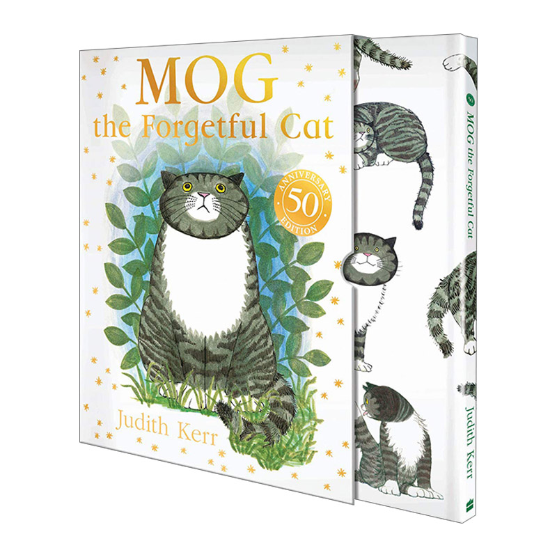 英文原版绘本 Mog The Forgetful Cat Slipcase Gift Edition 爱忘事的小猫格格 50周年精装礼盒版 英文版 进口英语原版书籍 书籍/杂志/报纸 儿童读物原版书 原图主图