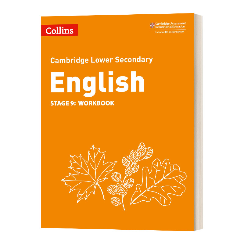 英文原版 Collins Cambridge Lower Secondary English Workbook Stage 9柯林斯剑桥初中英语练习册第九阶段英文版进口英语书