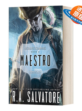 英文原版小说 Maestro Legend of Drizzt Homecoming  Book II 龙与地下城 崔斯特传奇 返乡系列2 大师 英文版 进口英语原版书籍