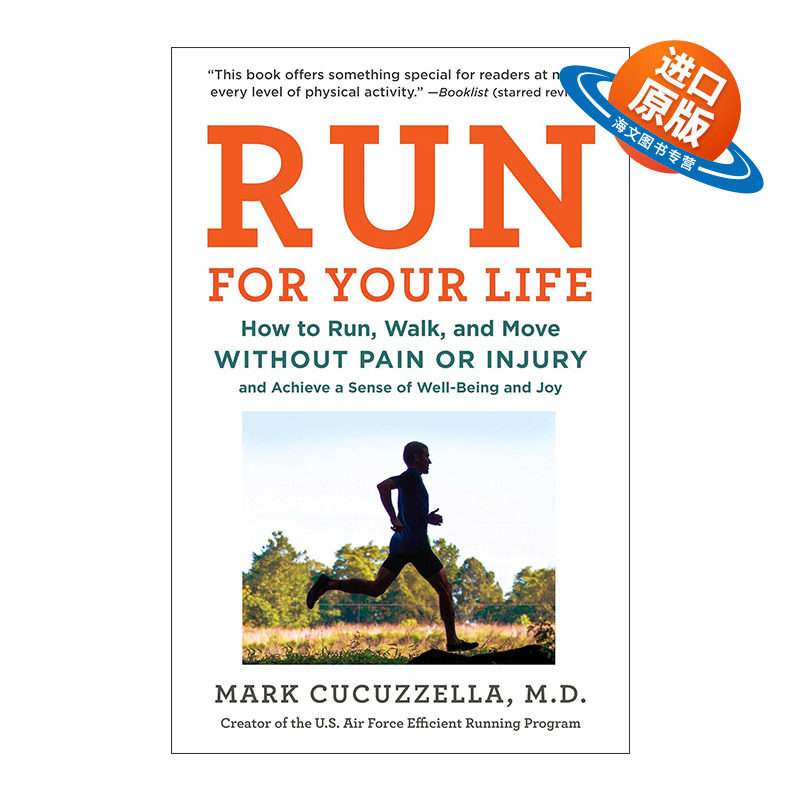 英文原版 Run for Your Life 为你的生活而跑 健康跑步插图指南 马拉松运动 Mark Cucuzzella 英文版 进口英语原版书籍