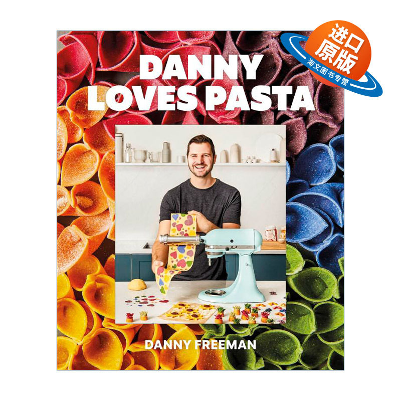 英文原版 Danny Loves Pasta 制作意大利面形状图案酱汁食谱书 精装 英文版 进口英语原版书籍