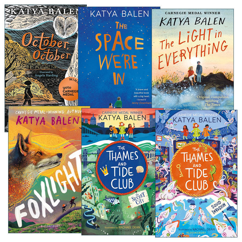 英文原版 Katya Balen 卡佳巴伦系列6册 我们所处的空间/十月十月/万物中的光/狐狸之光/泰晤士和潮汐俱乐部 英文版 进口原版书籍
