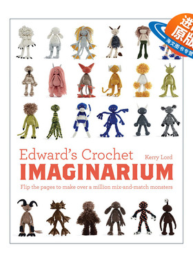 英文原版 Edward's Crochet Imaginarium 创意手工编织哥特小怪兽指南 精装 Kerry Lord 钩针玩偶 英文版 进口英语原版书籍