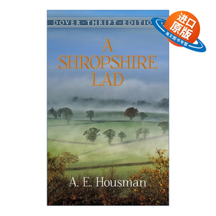 Dover Housman 进口英语原版 Lad Shropshire 什罗普郡少年 Editions 书籍 英文版 Thrift 英文原版 诗歌集