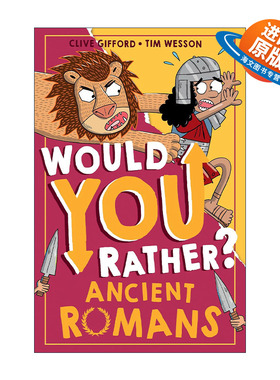 英文原版 Would You Rather Ancient Romans你怎么选 古罗马时代知识科普 7-10岁儿童插画趣味历史科普书 英文版 进口英语原版书籍