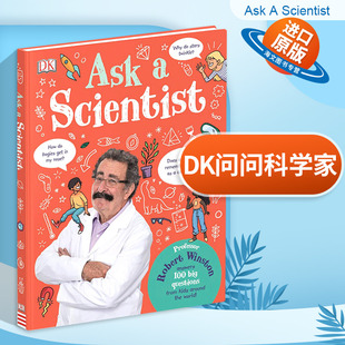 儿童英语科普读物 英文原版 Scientist DK问问科学家 插图童书 进口原版 Ask 问题 精装 书籍 100个现实生活中 英文版