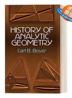 英文原版 History of Analytic Geometry 解析几何的历史 Dover数学丛书 英文版 进口英语原版书籍