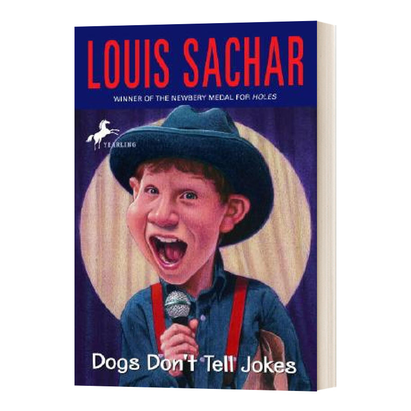 英文原版 Dogs Don't Tell Jokes狗不会讲笑话纽伯瑞奖Holes别有洞天作者 Louis Sachar英文版进口英语原版书籍儿童外文书