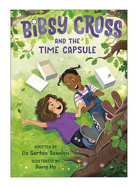 英文原版 Bibsy Cross and the Time Capsule 比斯·克罗斯系列4 时间胶囊 儿童章节桥梁故事书 英文版 进口英语原版书籍
