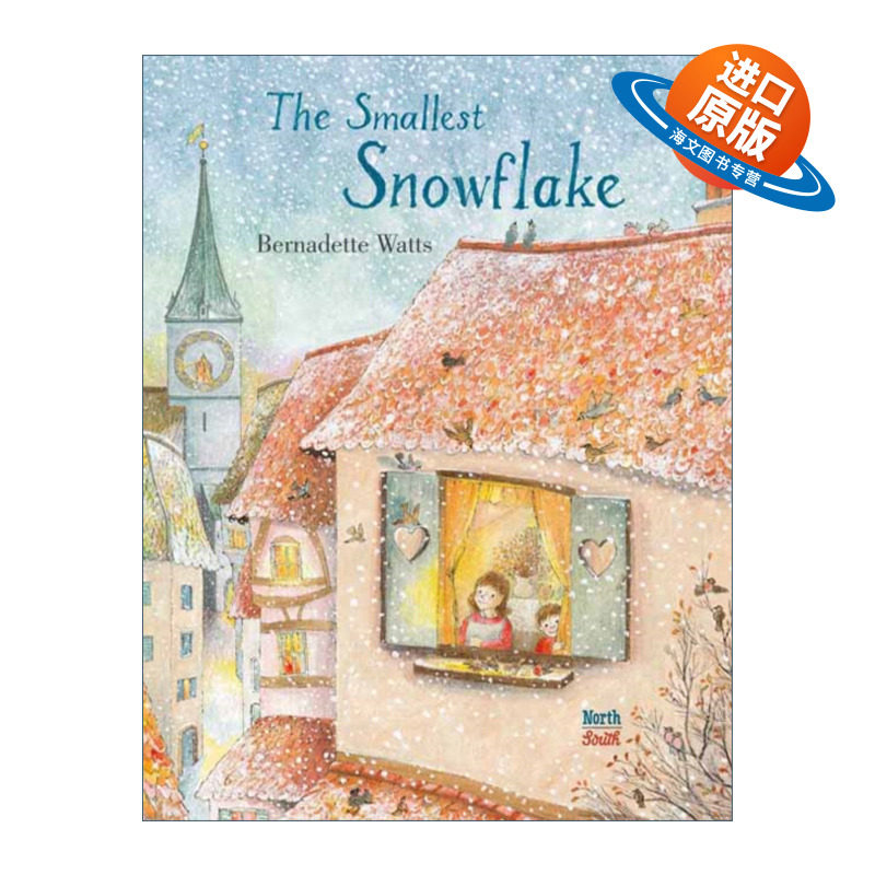 英文原版 The Smallest Snowflake 很小一片的雪花 精装绘本 英文版 进口英语原版书籍