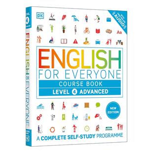 英文原版 English for Everyone Course Book Level 4 Advanced DK人人学英语4 高级教材书新版 雅思托福 英文版进口英语原版书籍