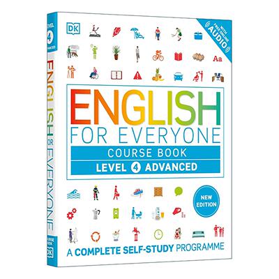 英文原版 English for Everyone Course Book Level 4 Advanced DK人人学英语4 高级教材书新版 雅思托福 英文版进口英语原版书籍