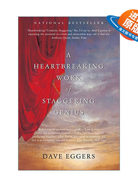 英文原版 A Heartbreaking Work of Staggering Genius 怪才的荒诞与忧伤 戴夫·艾格斯自传 Dave Eggers 英文版进口英语原版书籍