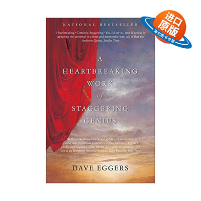 英文原版 A Heartbreaking Work of Staggering Genius 怪才的荒诞与忧伤 戴夫·艾格斯自传 Dave Eggers 英文版进口英语原版书籍
