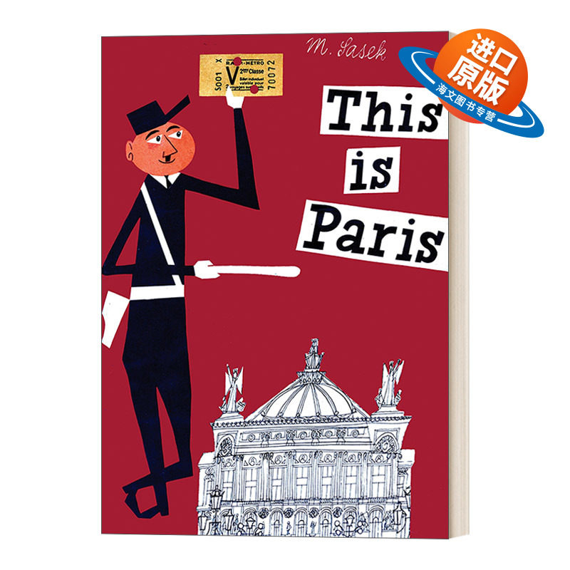 英文原版绘本 This Is Paris 这里是巴黎 THIS IS系列 米先生的世界旅游绘本 精装 英文版 进口英语原版书籍