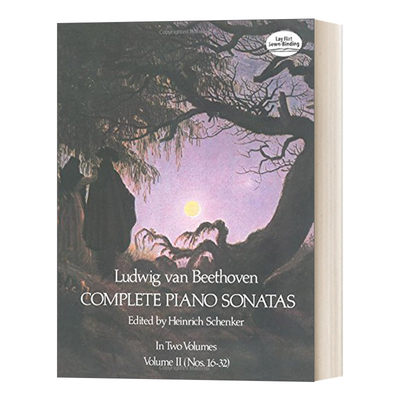 英文原版 Complete Piano Sonatas  Volume II  完整的钢琴奏鸣曲 卷二Nos.16-32 英文版 进口英语原版书籍