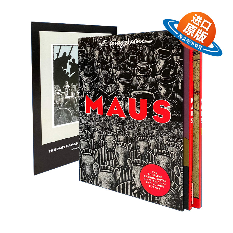 英文原版 Maus I & II Paperback Box Set 鼠族 普利策获奖漫画 40周年纪念版 英文版 进口英语原版书籍