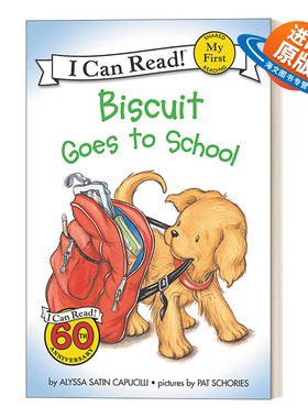 英文原版 My First I Can Read Biscuit Goes to School 小饼干狗去学校 英文版 进口英语原版书籍