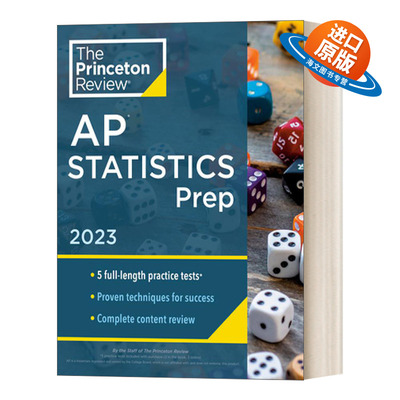英文原版 Princeton Review AP Statistics Prep  2023 普林斯顿评论AP统计学 2023 英文版 进口英语原版书籍