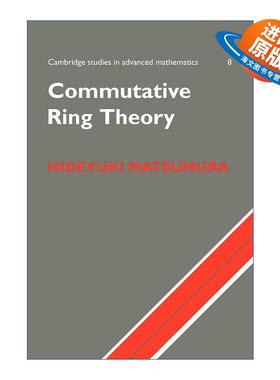 英文原版 Commutative Ring Theory 交换环论 剑桥高等数学研究系列 英文版 进口英语原版书籍