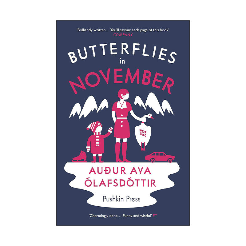 英文原版 Butterflies in November 十一月的蝴蝶 冰岛畅销小说家奥杜·阿娃·奥拉夫斯多蒂 英文版 进口英语原版书籍