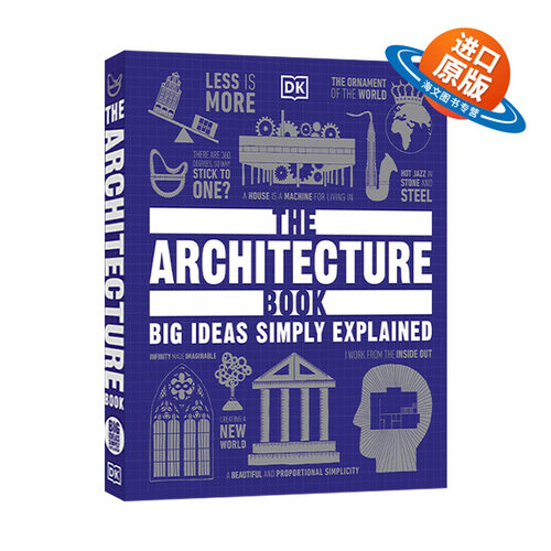 英文原版 The Architecture Book DK建筑百科 建筑学图解 精装 英文版 进口英语原版书籍