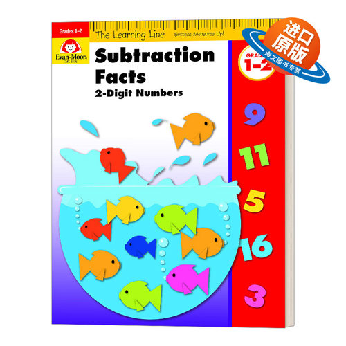 英文原版 Subtraction Facts 20以内减法练习 英文版 进口英语原版书籍儿童外文书