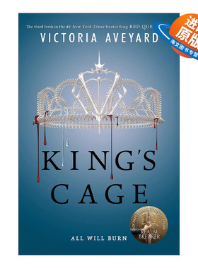 英文原版 King's Cage 红皇后3 国王之囚 英文版 进口英语原版书籍