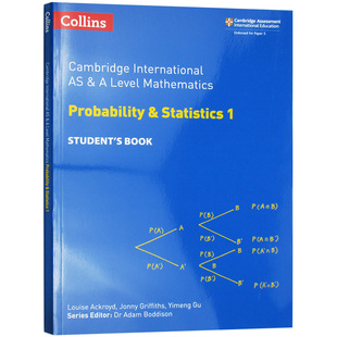 Collins Statistics1英文版 Mathematics Probability and 柯林斯剑桥国际统计数学1 考试书籍 Level 教材学生用书英文原版