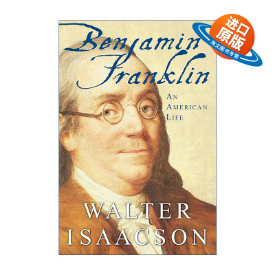 英文原版 Benjamin Franklin 富兰克林传 一个美国人的生活 精装 英文版 进口英语原版书籍