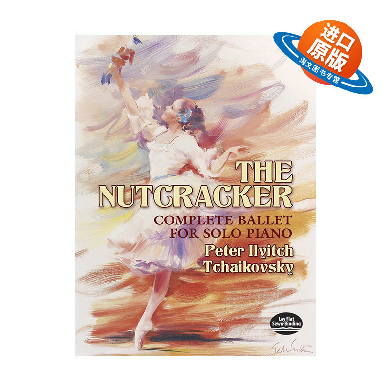 英文原版 The Nutcracker Complete Ballet for Solo Piano 胡桃夹子芭蕾舞剧钢琴独奏曲全谱 柴可夫斯基 英文版 进口英语原版书籍
